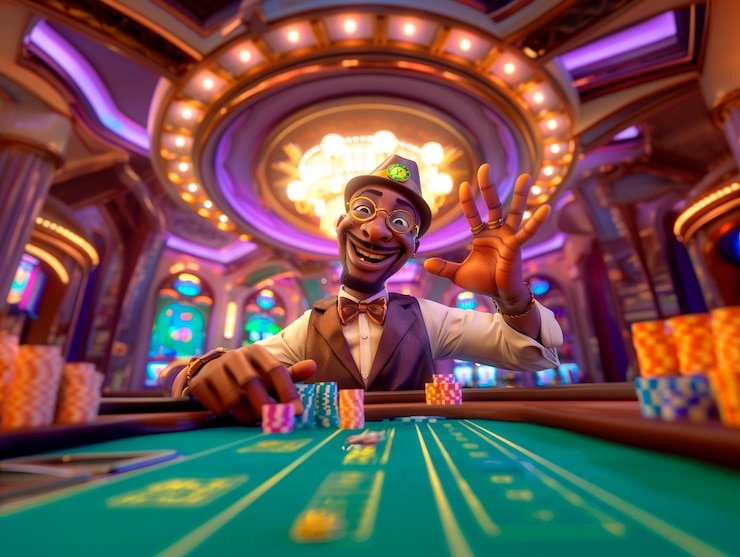Live roulette table broadcast from mpochas studio with HD wheel and betting interface
